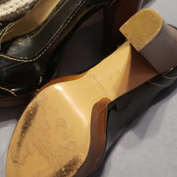 Coach block heel. - Picture 3 of 4